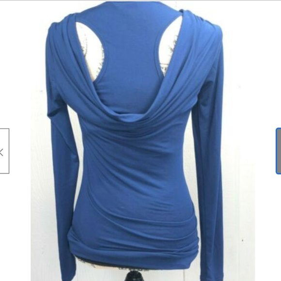 CAbi Tops - Cabi Flip It Draped Racerback Long Tunic Top #58